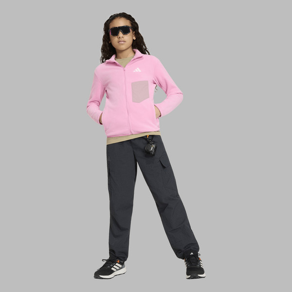 Adidas K MT FZ FLEECE Kinder - Fleecejacke Ansicht 8