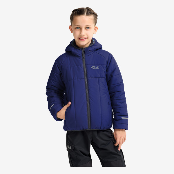 Jack Wolfskin ZENON TWIST HOODED JKT K Kinder - Winterjacke Ansicht 4