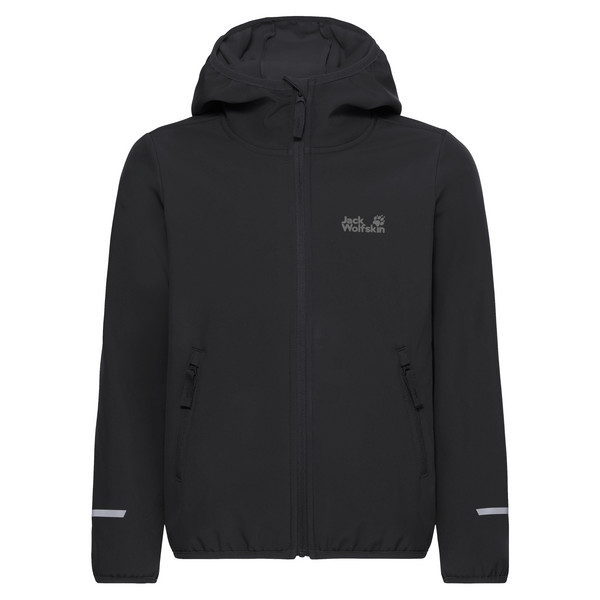 FOURWINDS JKT K Kinder - Softshelljacke-BLACK