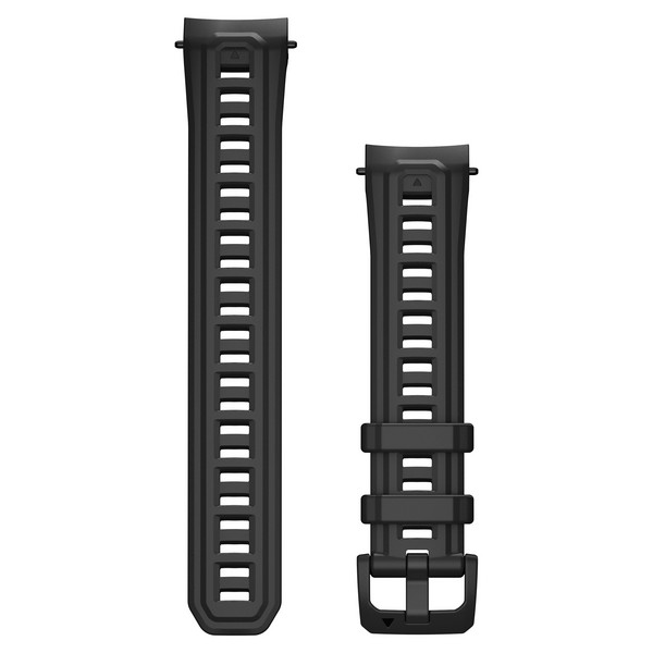 SCHNELLWECHSEL-ARMBAND SILIKON INSTINCT E 45MM - Ersatzteil-SCHWARZ
