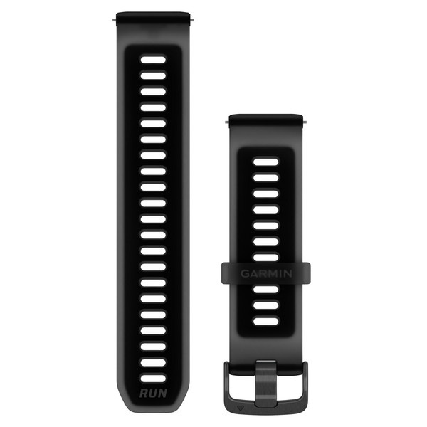 SCHNELLWECHSEL-ARMBAND SILIKON-SCHWARZ TRANSPARENT