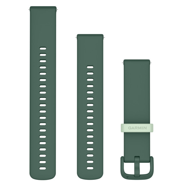 SCHNELLWECHSEL-ARMBAND SILIKON-JASPISGRÜN