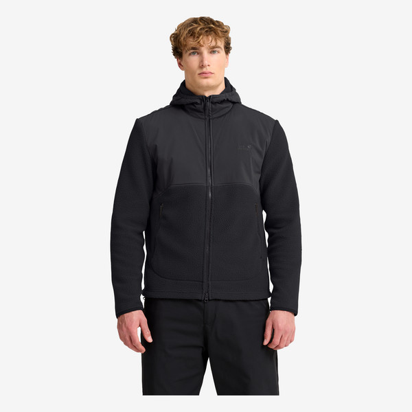 Jack Wolfskin LITE CURL HOODED FZ M Herren - Fleecejacke Ansicht 3
