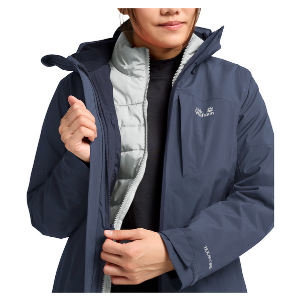 Jack Wolfskin HUNBERG 2 3IN1 JKT W Damen - Doppeljacke Ansicht 14