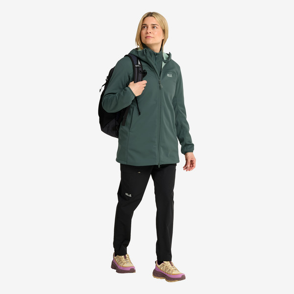Jack Wolfskin WINDHAIN 2 COAT W Damen - Softshelljacke Ansicht 6