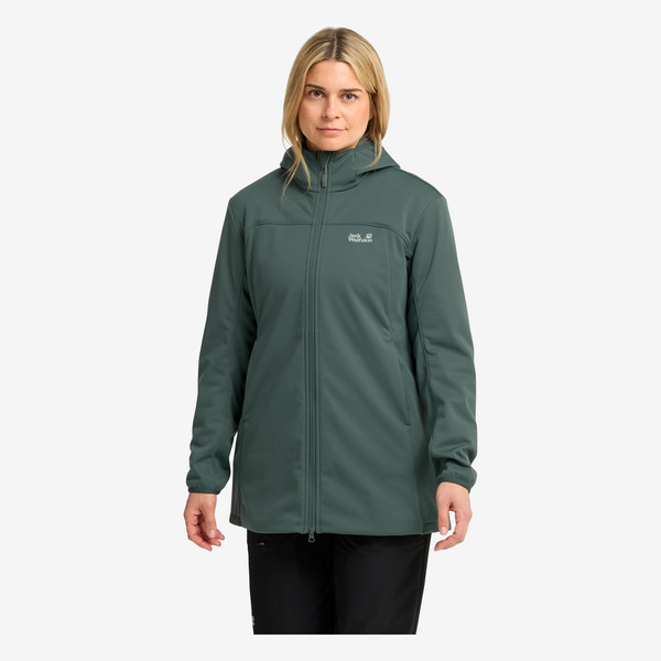 Jack Wolfskin WINDHAIN 2 COAT W Damen - Softshelljacke Ansicht 4