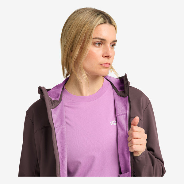 Jack Wolfskin WINDHAIN 2 HOODY W Damen - Softshelljacke Ansicht 8