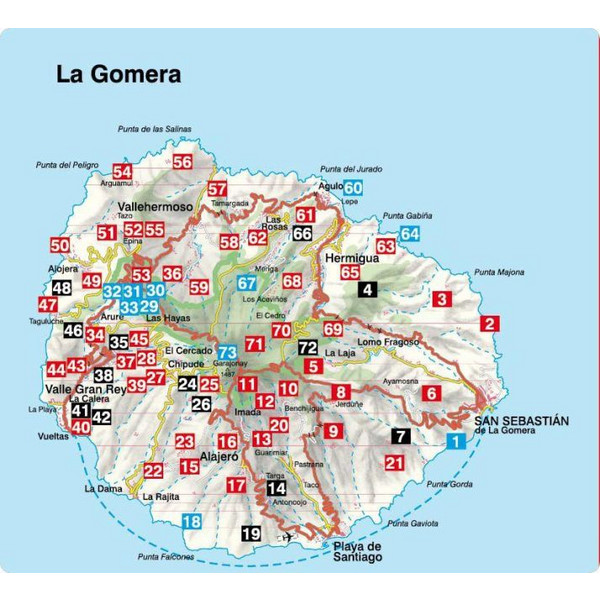 ROTHER WANDERFÜHRER LA GOMERA. 73 TOUREN Ansicht 2