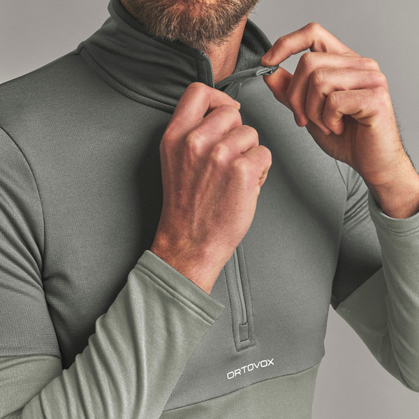Ortovox FLEECE LIGHT ZIP NECK M Herren - Fleecepullover Ansicht 6