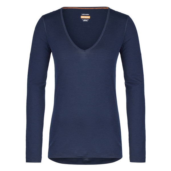 Icebreaker WOMEN MERINO 200 OASIS LS V NECK Damen - Langarmshirt Ansicht 1