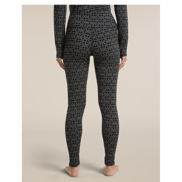 Icebreaker WOMEN MERINO 260 TECH VRTX H R LEG ALPGEO Damen - Funktionsunterwäsche Ansicht 3