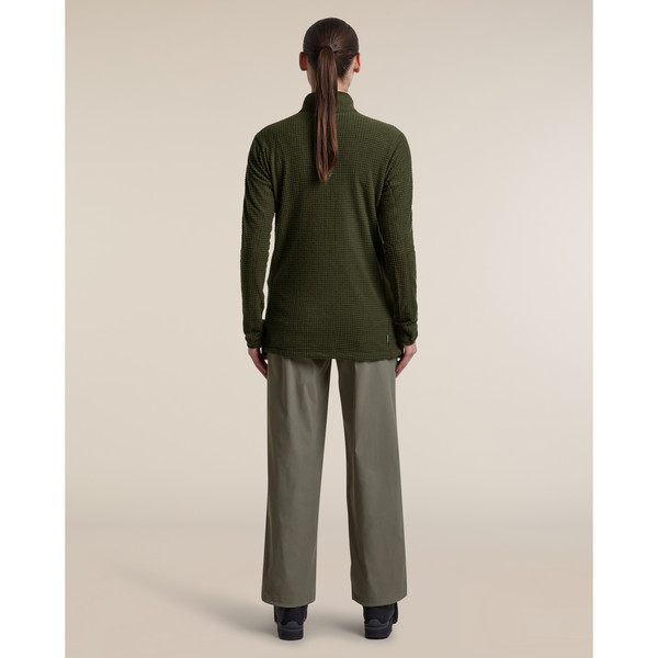 Icebreaker WOMEN MERINO 400 REALFLEECE GRID LS HZ Damen - Fleecepullover Ansicht 5