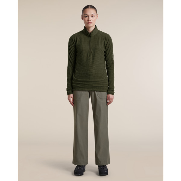 Icebreaker WOMEN MERINO 400 REALFLEECE GRID LS HZ Damen - Fleecepullover Ansicht 4