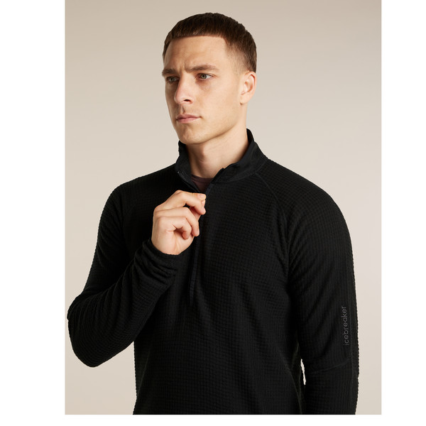 Icebreaker MEN MERINO 400 REALFLEECE GRID LS HALF ZIP Herren - Fleecepullover Ansicht 6