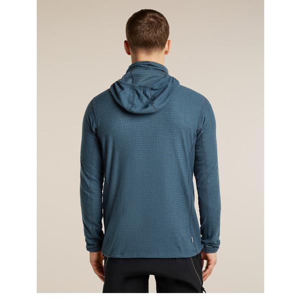 Icebreaker MEN MERINO 400 REALFLEECE GRID PULOVER HOOD Herren - Wollpullover Ansicht 3