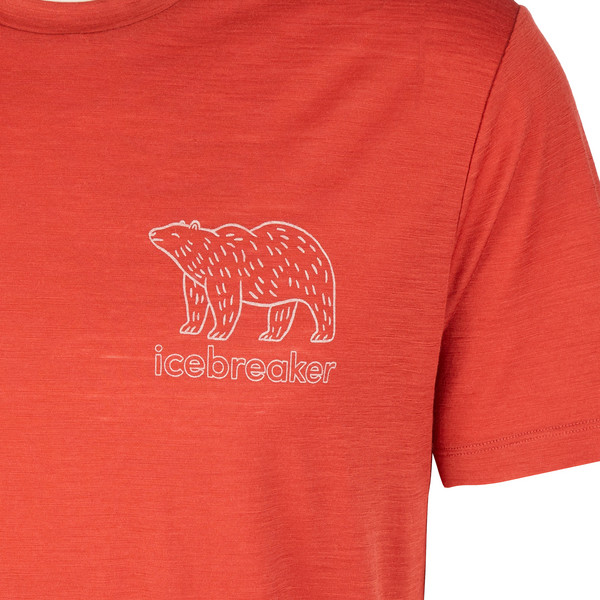 Icebreaker MEN MERINO 150 TECH LITE SS TEE FOREST FOOTSC Herren - Funktionsshirt Ansicht 3
