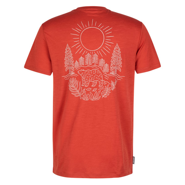 Icebreaker MEN MERINO 150 TECH LITE SS TEE FOREST FOOTSC Herren - Funktionsshirt Ansicht 2