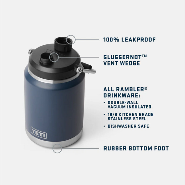 Yeti Coolers RAMBLER 1/2 G JUG 2.0 - Thermokanne Ansicht 6