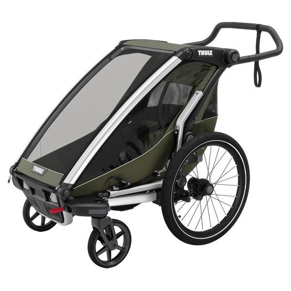 Thule CHARIOT LITE SINGLE VINTAGE GREEN - Fahrradanhänger Ansicht 1
