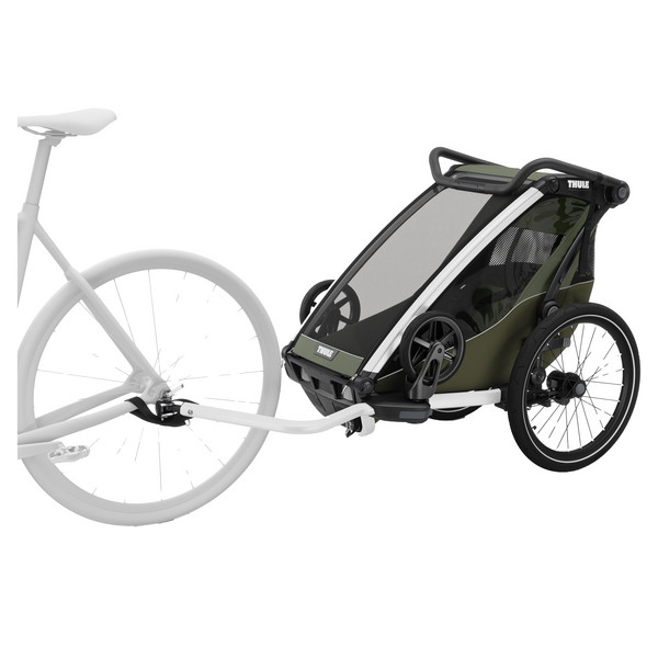 Thule CHARIOT LITE SINGLE VINTAGE GREEN - Fahrradanhänger Ansicht 4