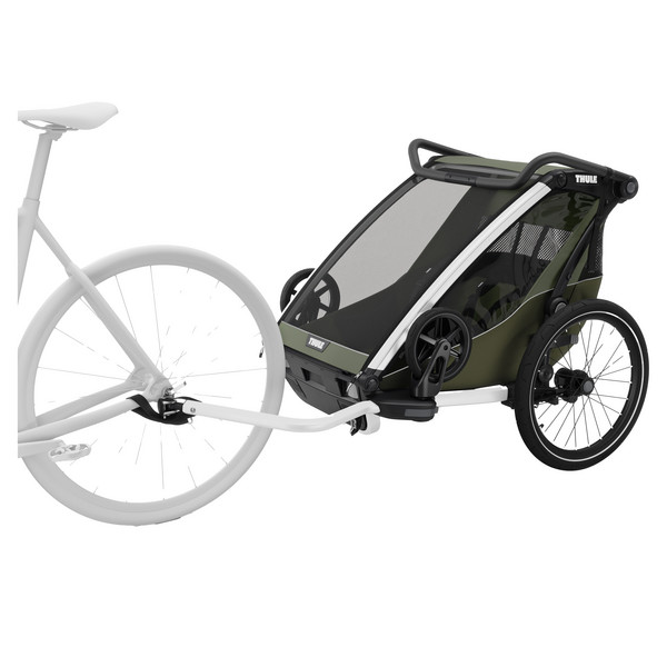 Thule CHARIOT LITE DOUBLE VINTAGE GREEN - Fahrradanhänger Ansicht 4