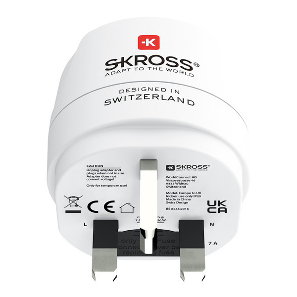 Skross EUROPE TO UK - Reisestecker Ansicht 2