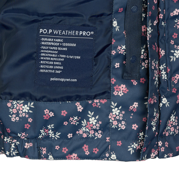 Polarn O. Pyret HAZY JACKET SHELL AOP Kinder - Regenjacke Ansicht 7