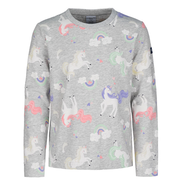 O. Pyret CLIMBER - UNICORN TOP L/S AOP Kinder - Langarmshirt