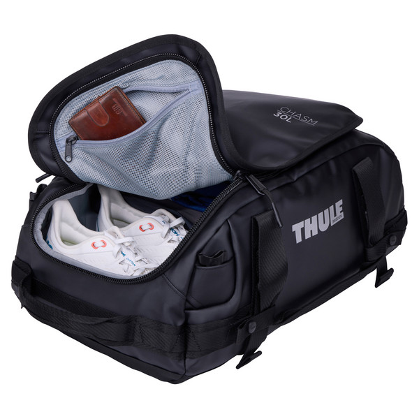 Thule CHASM RECYCLED DUFFEL 30L - BLACK - Reisetasche Ansicht 9