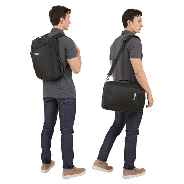 Thule ACCENT RECYCLED CONVERTIBLE - BLACK - Laptoptasche Ansicht 17