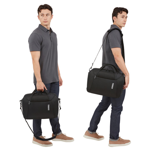 Thule ACCENT RECYCLED LAPTOP BAG - BLACK - Laptoptasche Ansicht 10