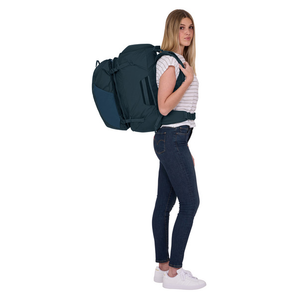 Thule LANDMARK TRAVEL PACK 60L WOMAN - DARKEST BLUE - Kofferrucksack Ansicht 15