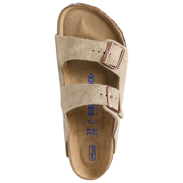Birkenstock ARIZONA SOFT FOOTBED SUEDE LEATHER UNISEX Damen - Freizeitsandalen Ansicht 6