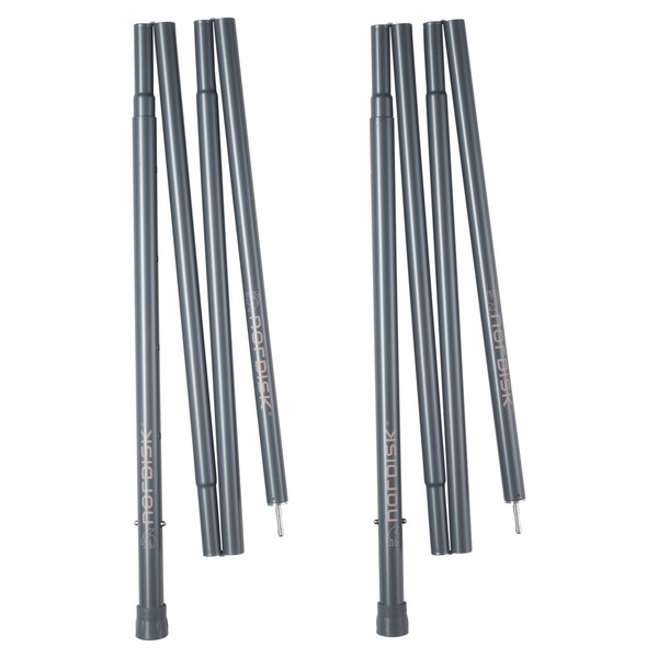 KARI SPARE POLE SET 220-260CM (2 PCS) STEEL - Zeltzubehör