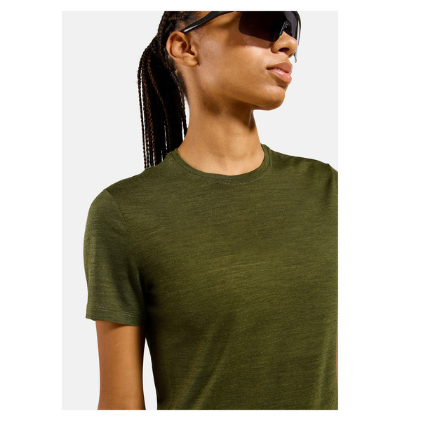 Odlo T-SHIRT CREW NECK S/S MERINO TENCEL PLAIN TEE Damen - Funktionsshirt Ansicht 5