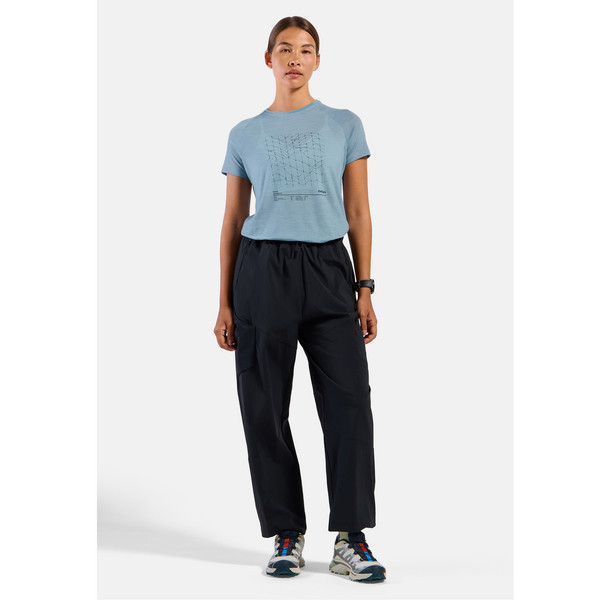 Odlo T-SHIRT CREW NECK S/S MERINO TENCEL HYPER MAP Damen - Funktionsshirt Ansicht 8