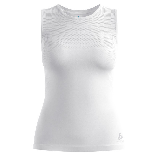PERFORMANCE LIGHT BL TOP CREW NECK SINGLET Damen - Funktionsunterwäsche-WHITE