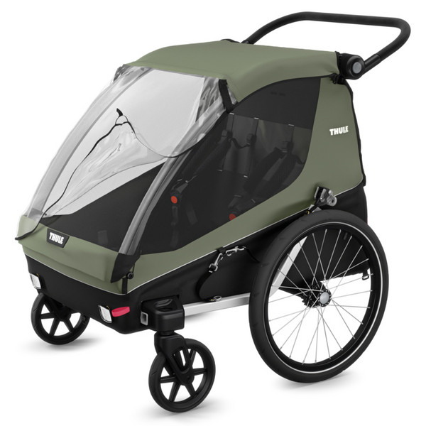 Thule COURIER VINTAGE GREEN - Fahrradanhänger Ansicht 3