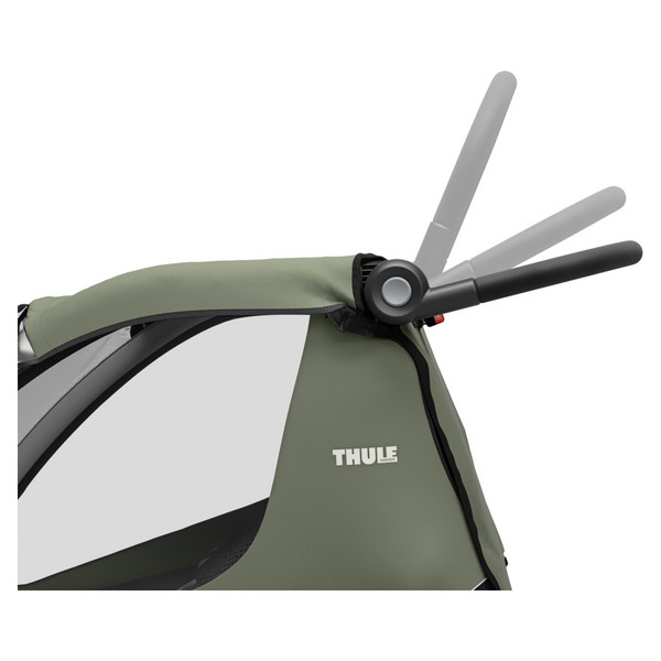 Thule COURIER VINTAGE GREEN - Fahrradanhänger Ansicht 7