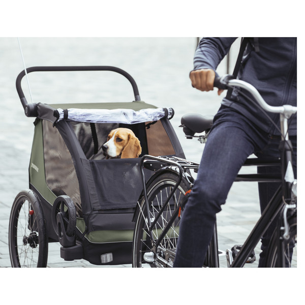 Thule COURIER VINTAGE GREEN - Fahrradanhänger Ansicht 12