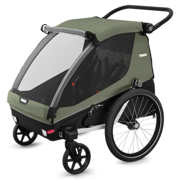 COURIER VINTAGE GREEN - Fahrradanhänger