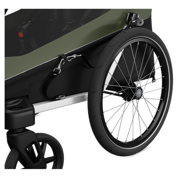Thule COURIER VINTAGE GREEN - Fahrradanhänger Ansicht 4