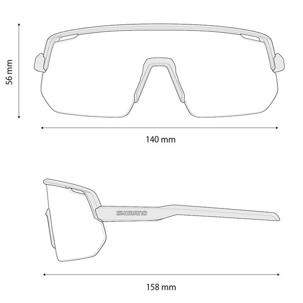 Shimano TECHNIUM L PHOTOCHROMIC - Sportbrille Ansicht 2