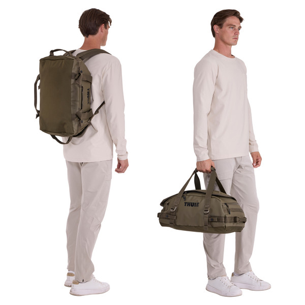 Thule CHASM RECYCLED DUFFEL 30L - DEEP KHAKI - Reisetasche Ansicht 14