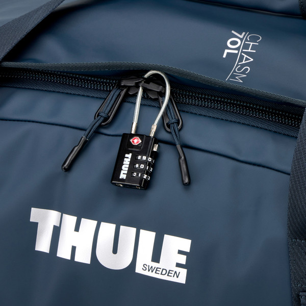 Thule CHASM RECYCLED DUFFEL 70L - DARKEST BLUE - Reisetasche Ansicht 10