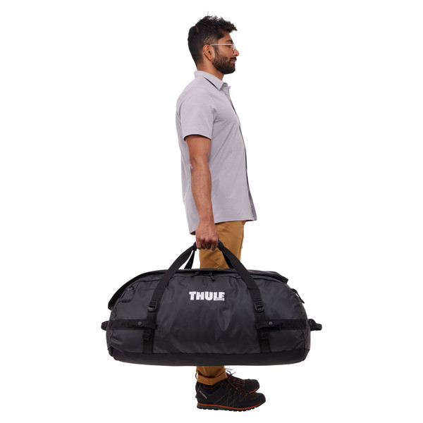 Thule CHASM RECYCLED DUFFEL 90L - BLACK - Reisetasche Ansicht 11