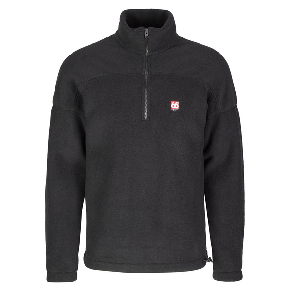 ESJA HALF-ZIPPED Herren - Fleecepullover-BLACK