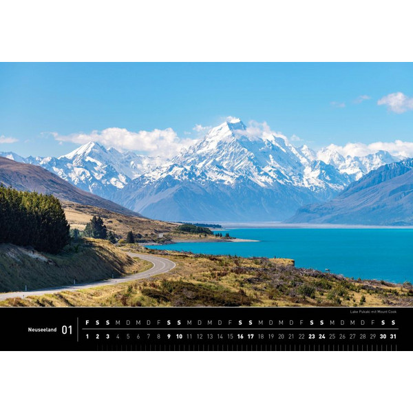 NEUSEELAND PREMIUMKALENDER 2027 Ansicht 2