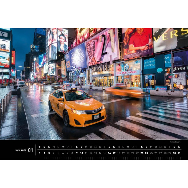 NEW YORK PREMIUMKALENDER 2027 Ansicht 2