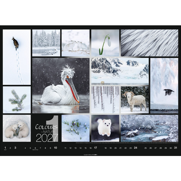 COLOURS OF NATURE KALENDER 2027 Ansicht 2
